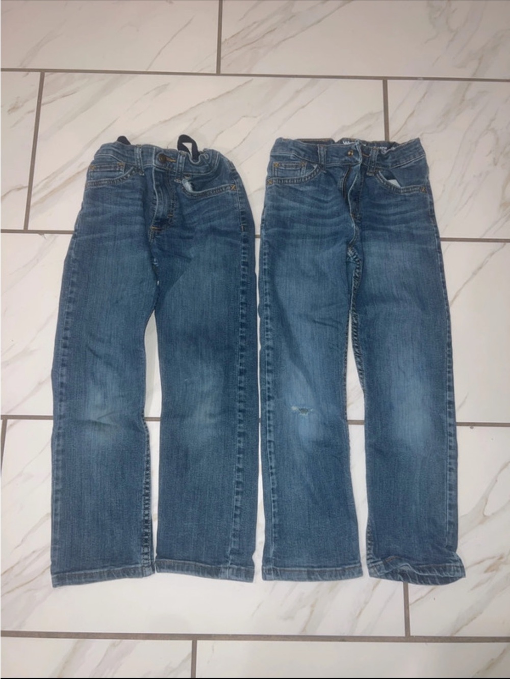 Wrangler Boys Blue Bootcut Jeans Pair